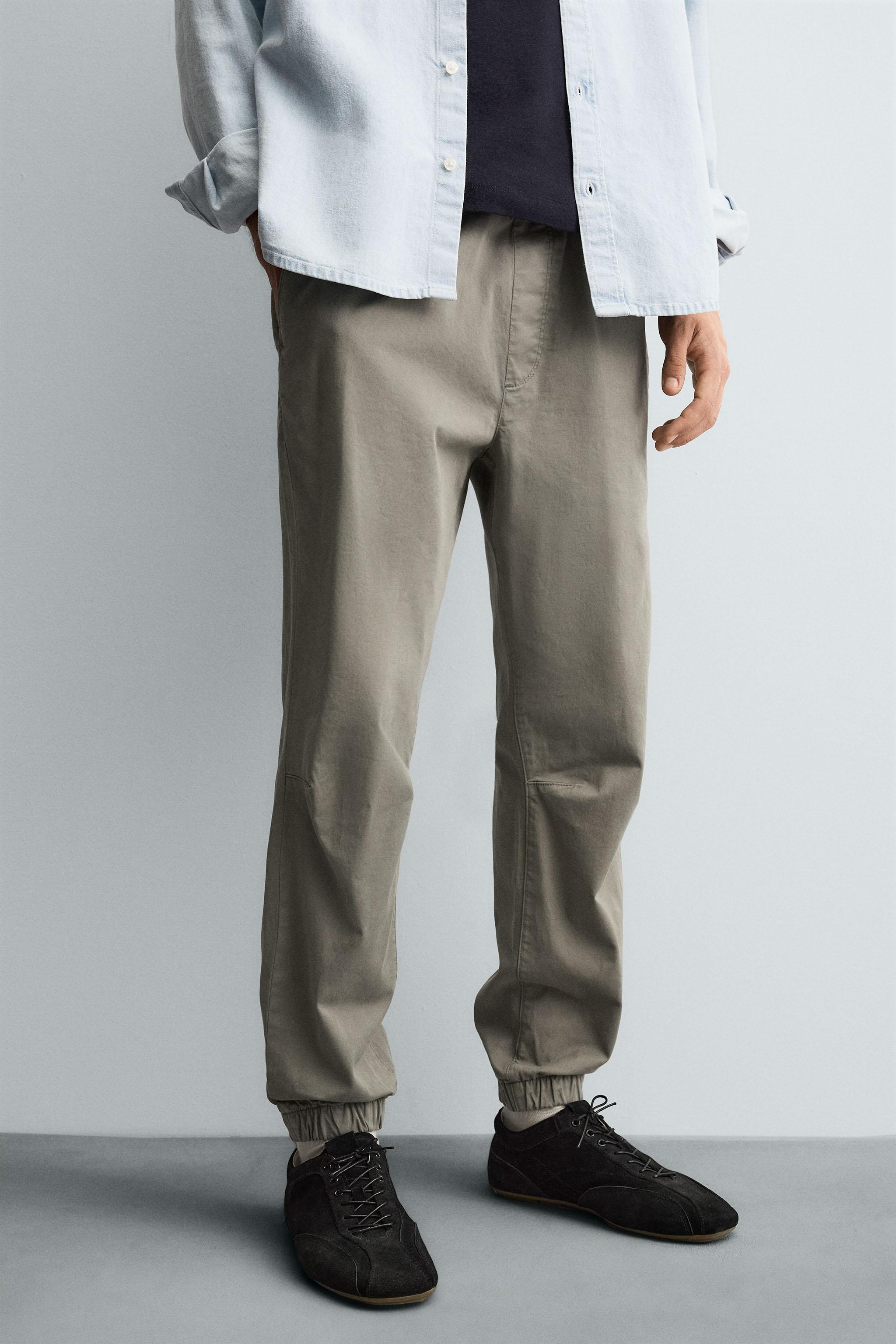 SLIM FIT JOGGER WAIST PANTS